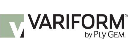 A logo for variform by ply gem is shown on a white background.