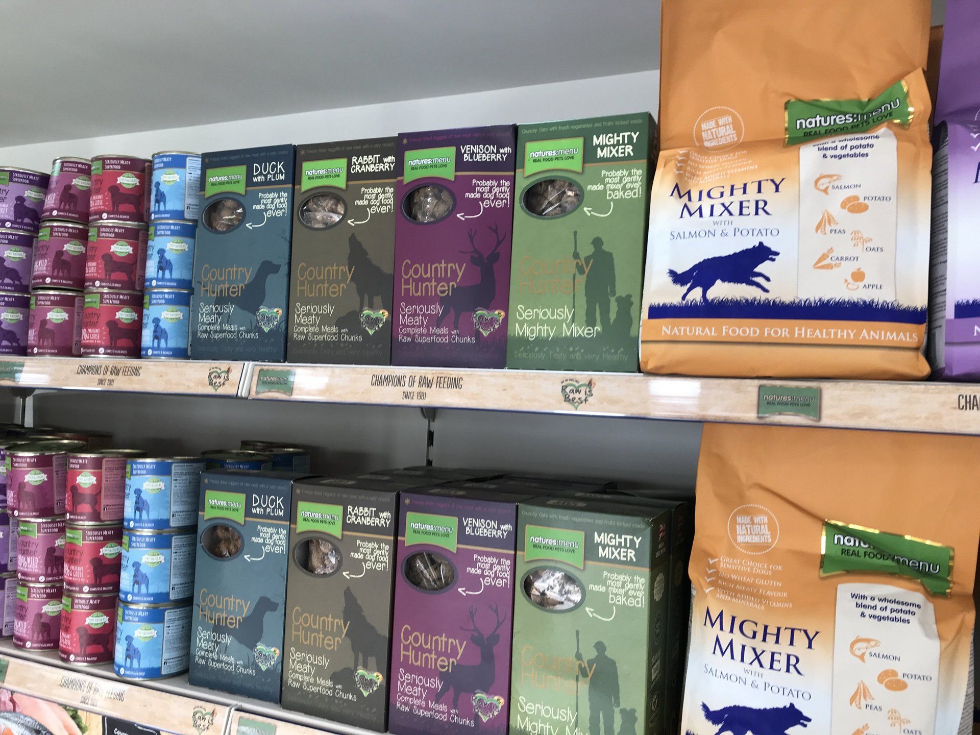 raw dog food and natural dog treats from barehams shop orsett, grays