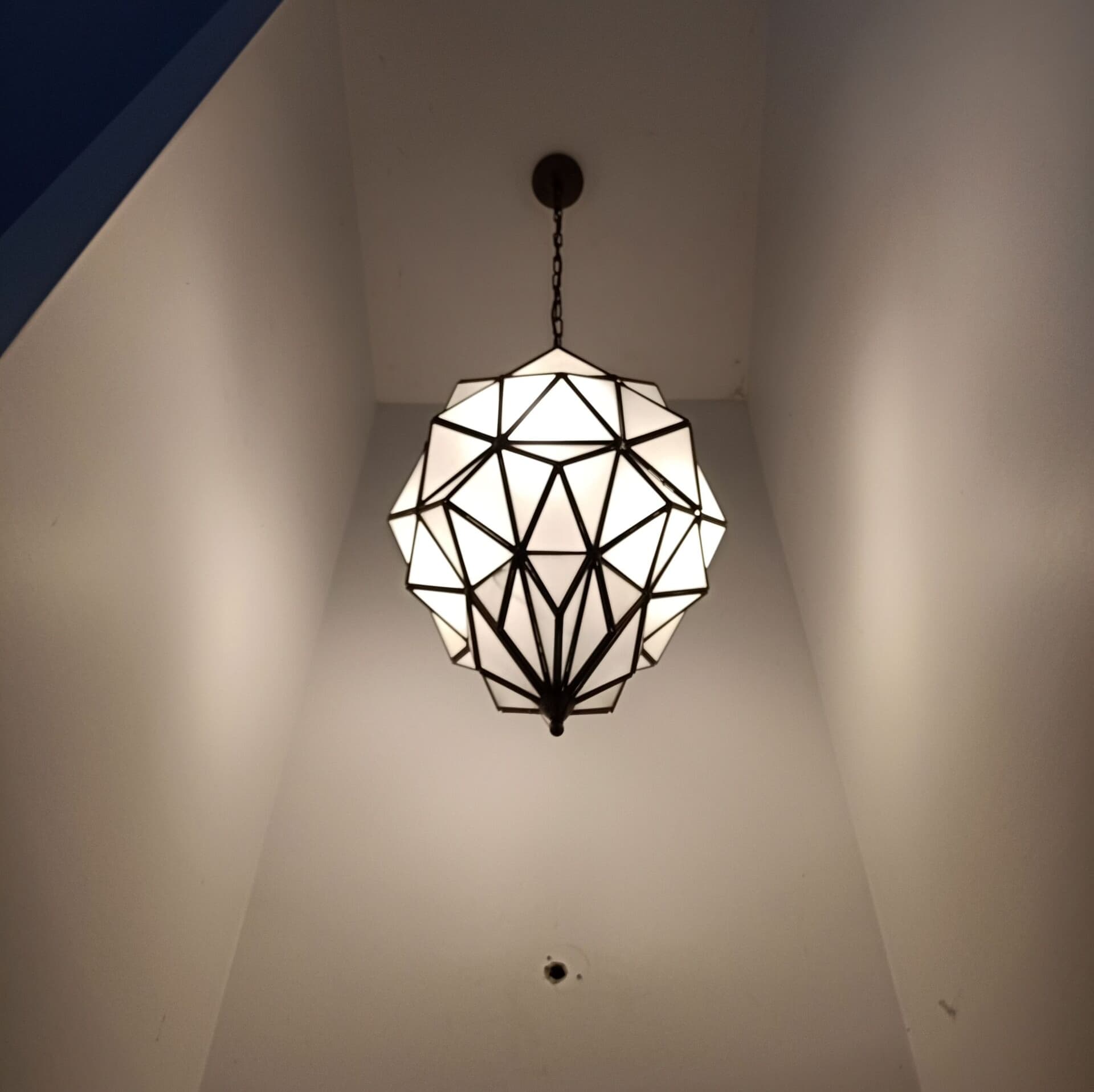 Elegant Hanging Light — Your Local Electricians in Byron Shire, NSW