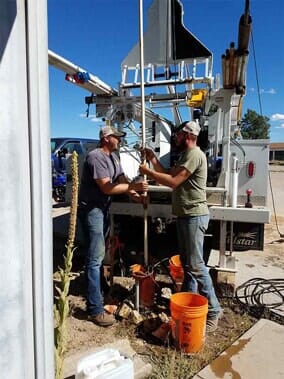 Some workers doing pump maintenance services in Elizabeth, CO