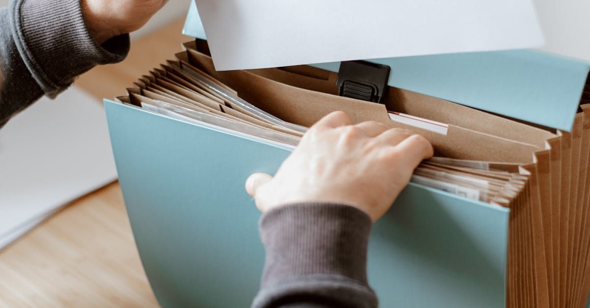 Prepare and Organize All Required Documents