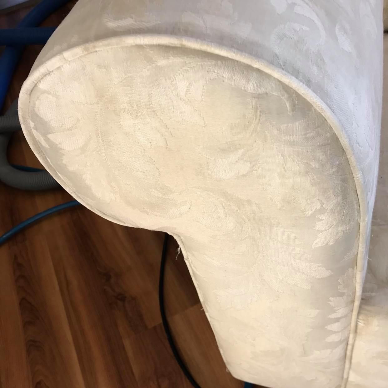 couch arm after furniture steam cleaning services