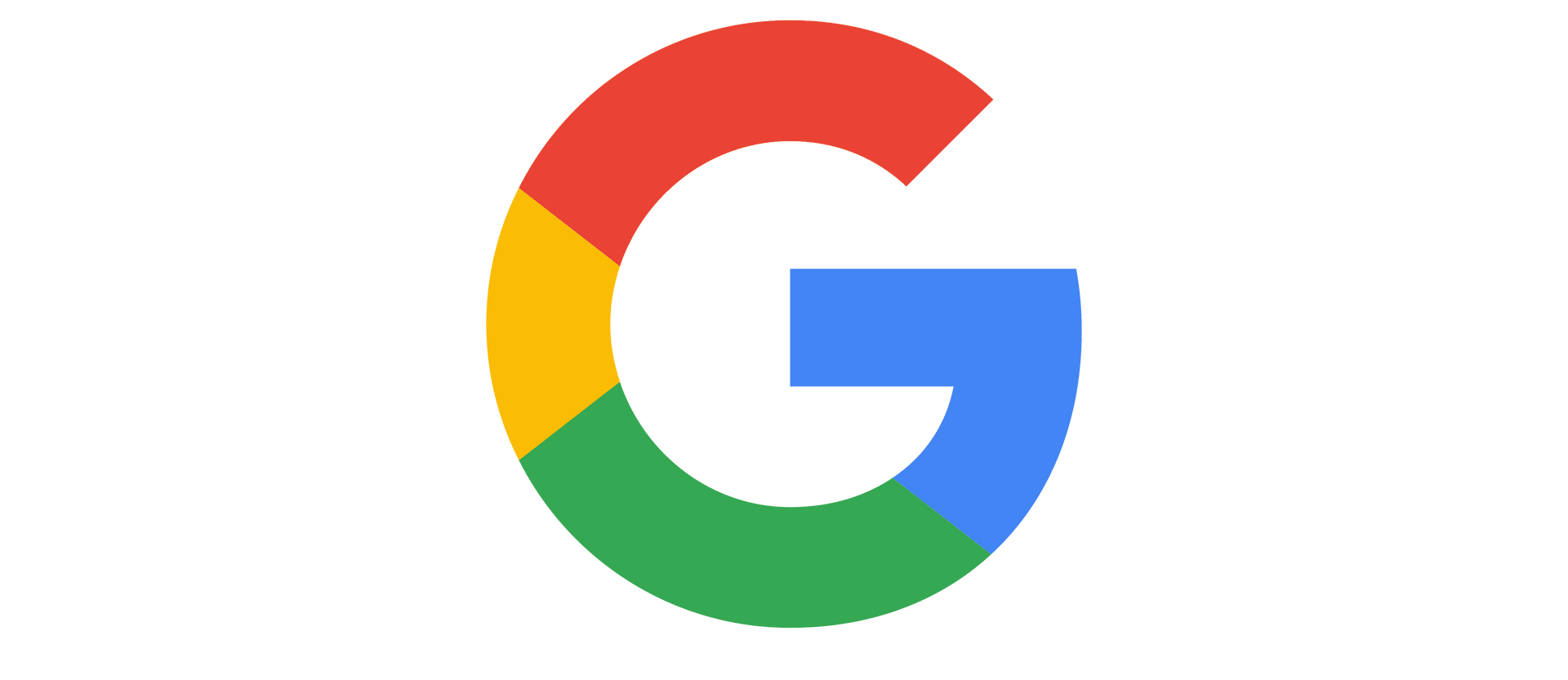 Google logo: A large letter