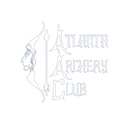 Atlanta Archery Club logo with archer profile, bow, and arrow. Text reads 