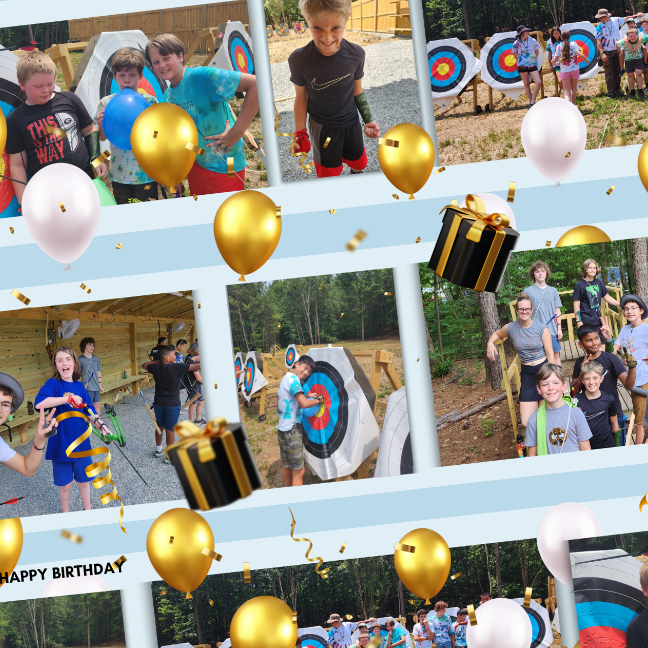 Girl using a Bow in archery