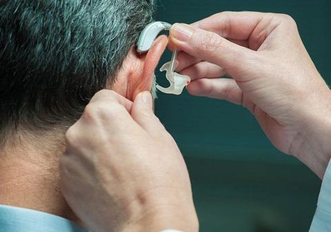 Audiologist — Man with Hearing Aid in Cape May Court House, NJ