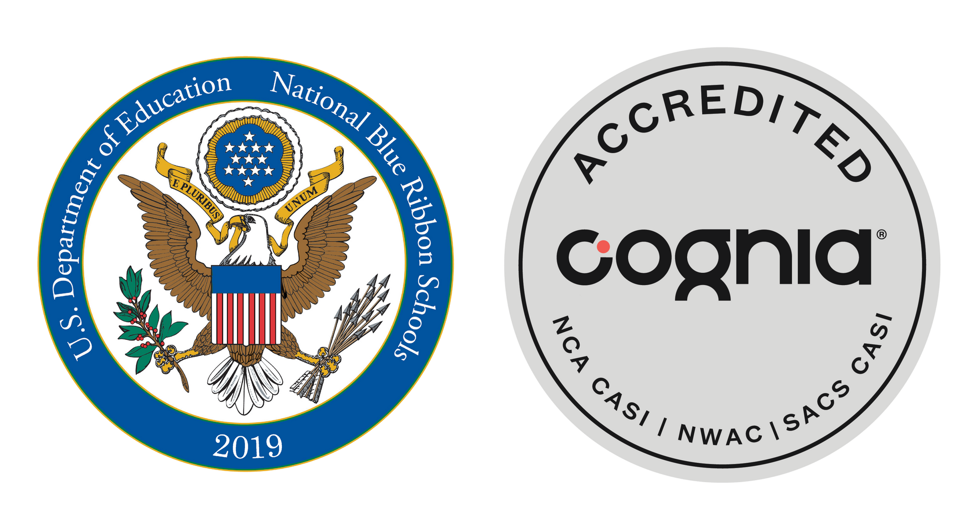 The seal of the u.s. department of education national blue ribbon school
