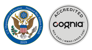 The seal of the u.s. department of education national blue ribbon school