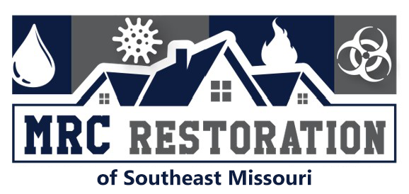 A logo for mrc restoration of southeast missouri