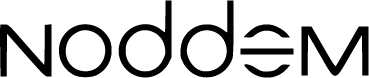 Le mot noddem est écrit en noir sur fond blanc.