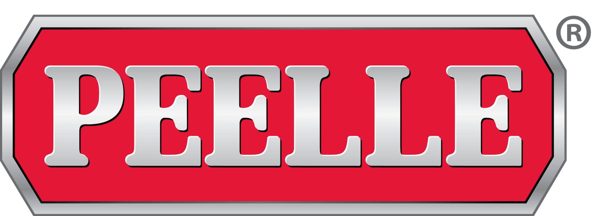 Un panneau rouge avec le mot peelle dessus