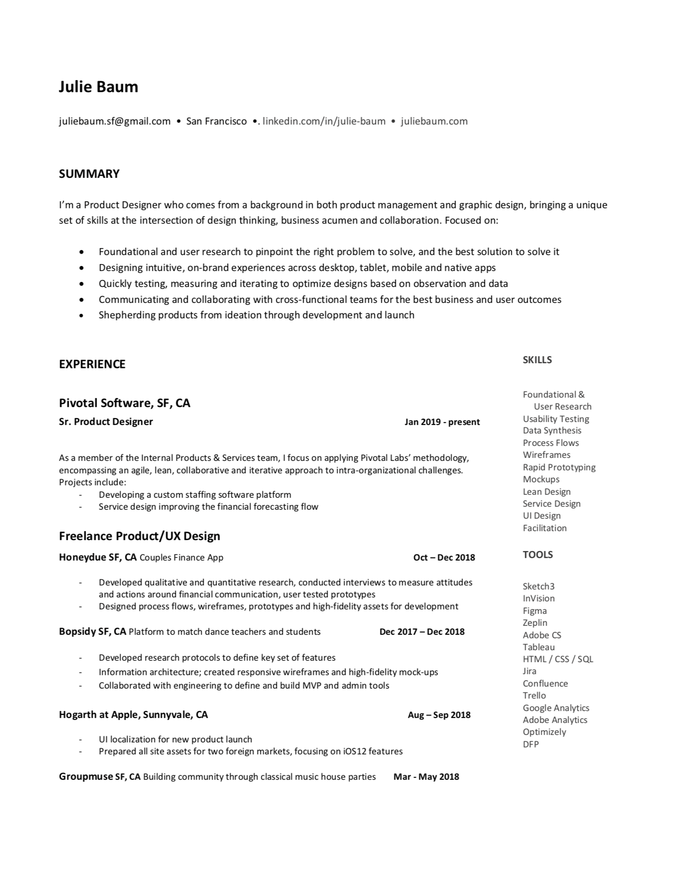 Resume