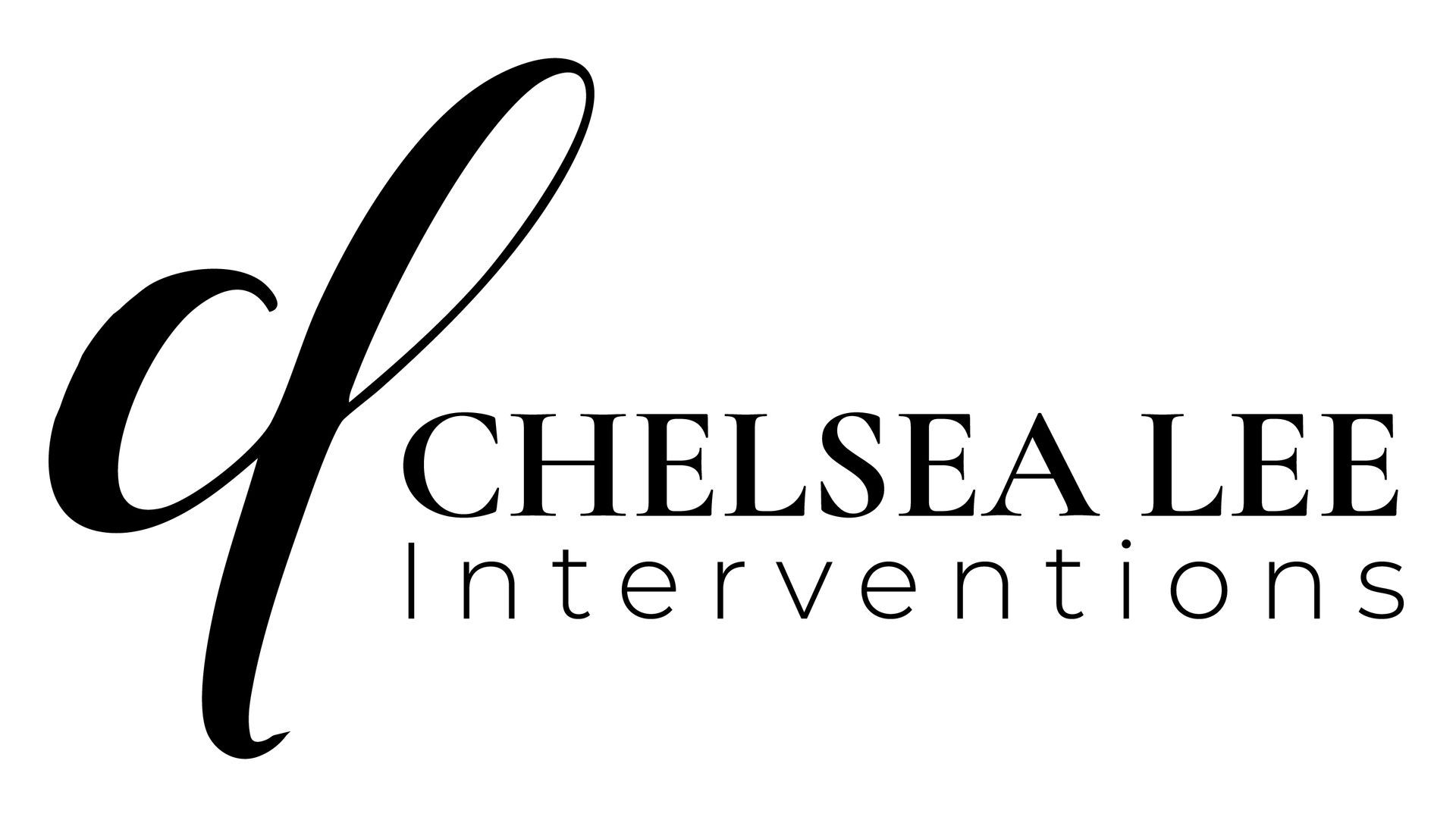 Logo for Chelsea Lee Interventions: a stylized 
