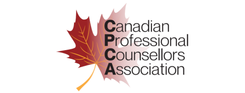 Logo of the Canadian Professional Counsellors Association: maple leaf with CPCA text.