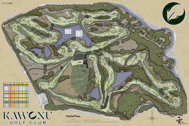 Kawonu Golf Club Course Routing