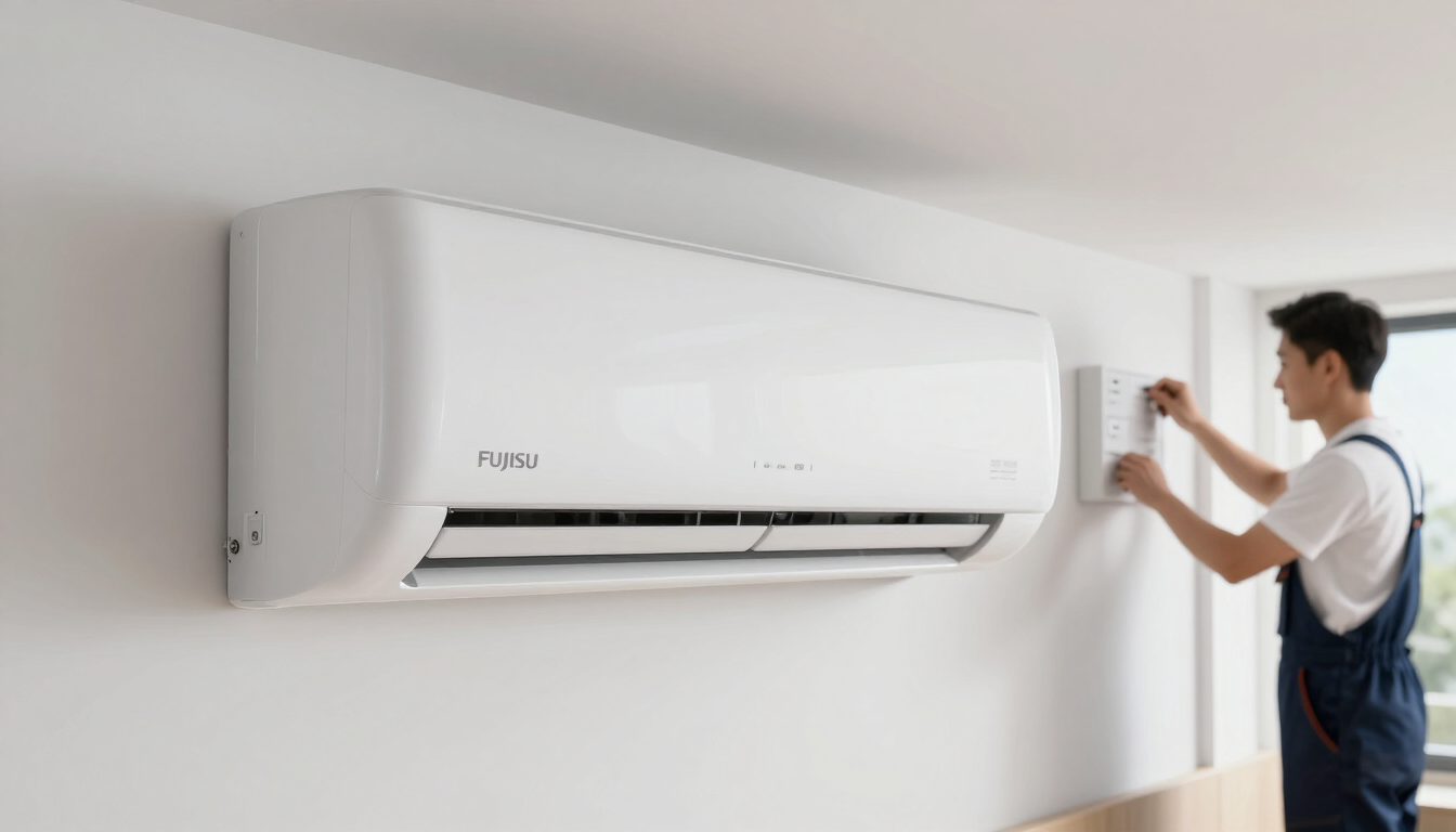 Installazione Fujitsu General split climatizzatore residenziale