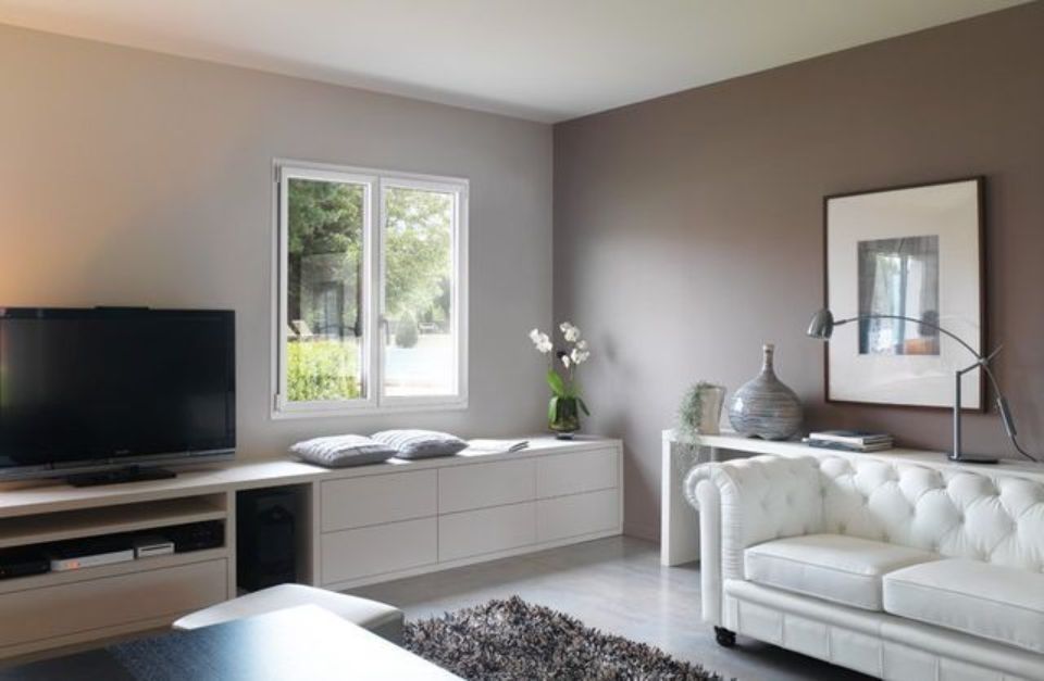 zona giorno con finestre in PVC