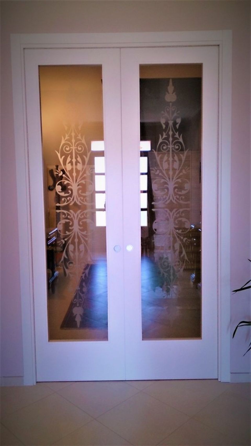 porta vetrata per interno