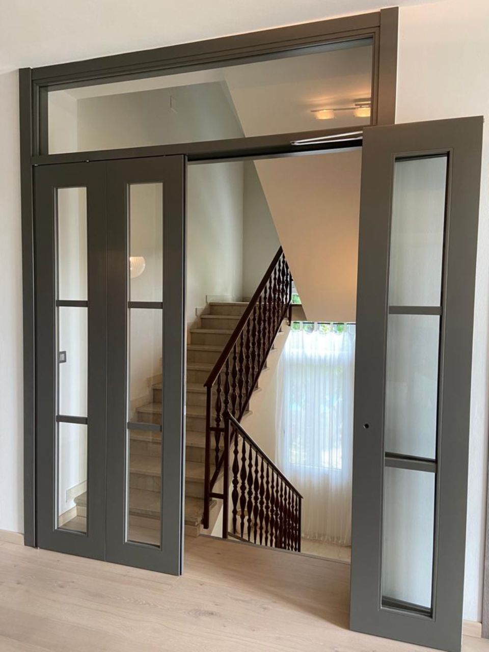 porte interne con vetrate