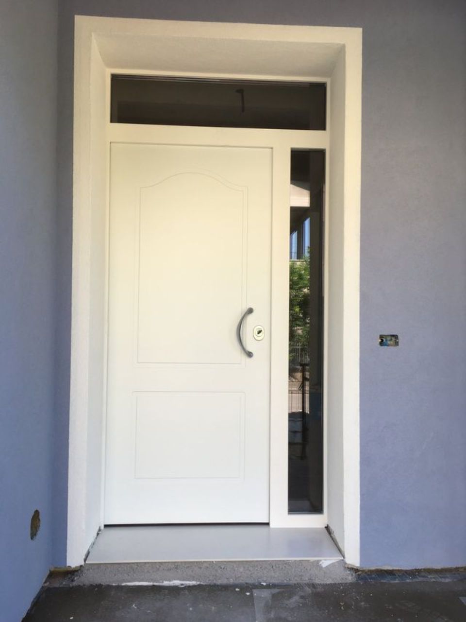 porta blindata bianca