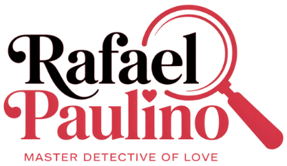 The logo for rafael paulino master detective of love