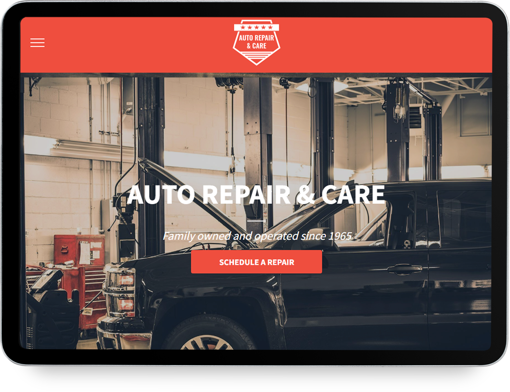 A tablet screen shows a workspace that fits every need.