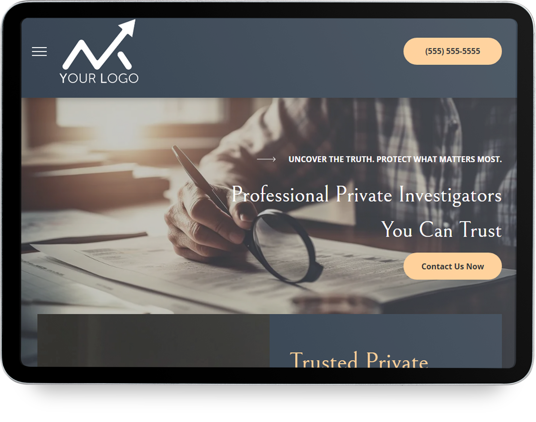 A cell phone with a picture of a woman on the screen.