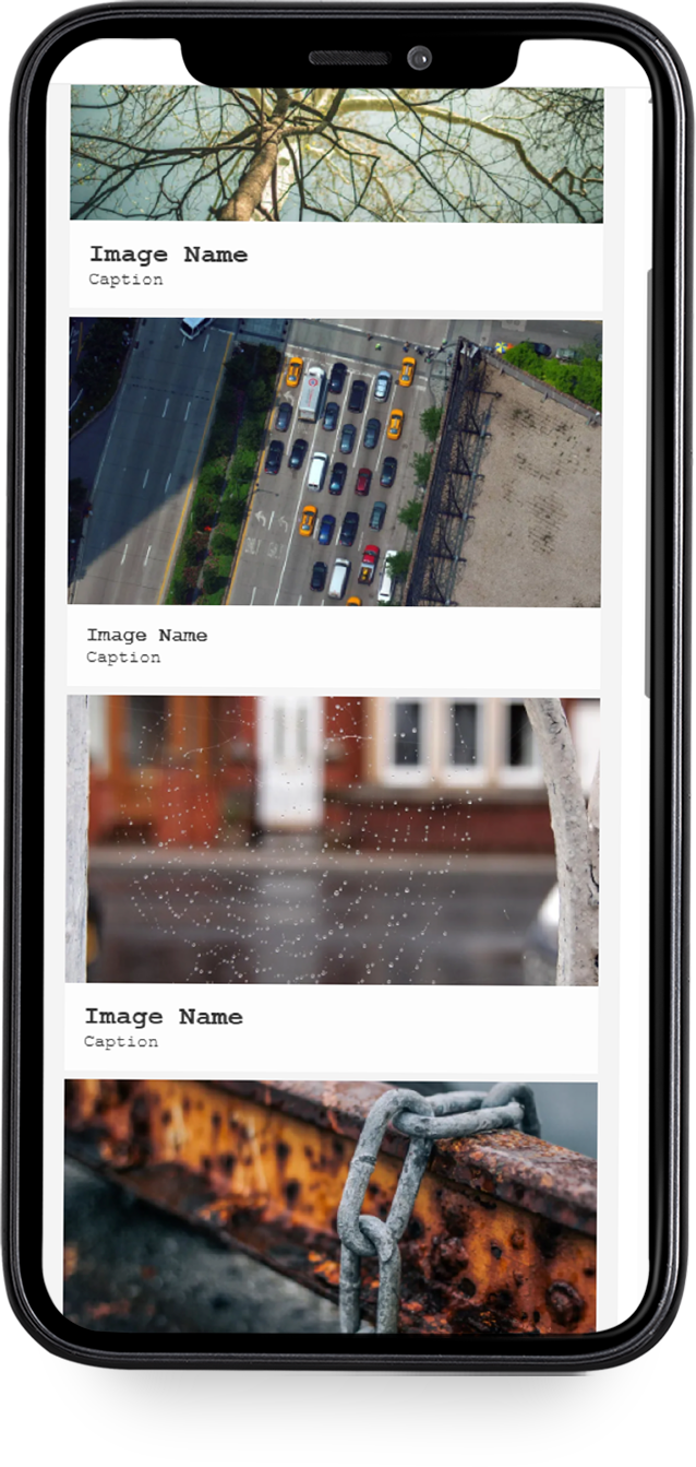 A cell phone with a picture of a woman on the screen.