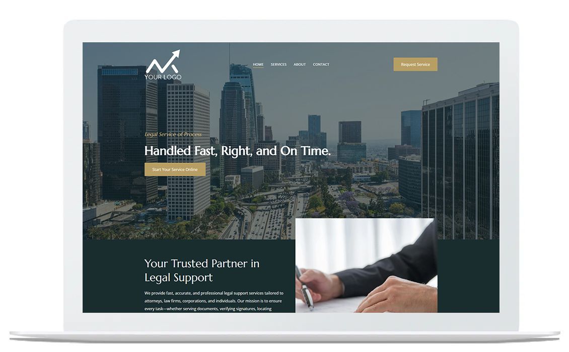 A tablet with a website on it that says we design concept and urban spaces