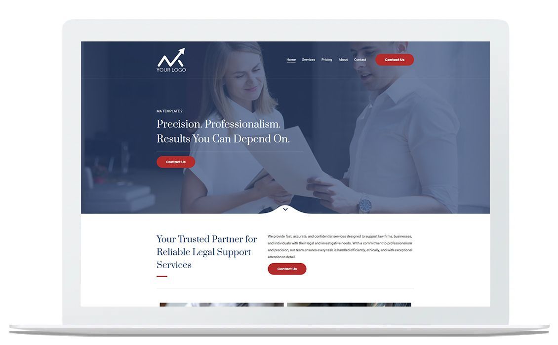 A woman is standing in front of a building on a tablet.