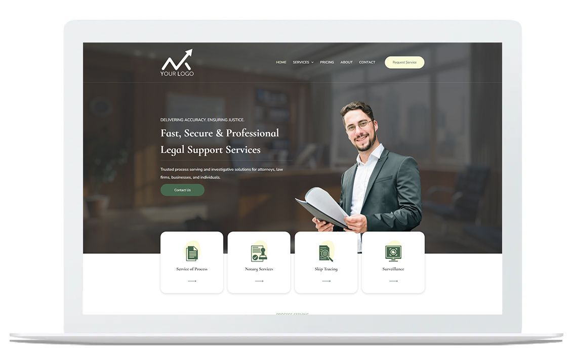 A tablet with a website on it that says we design concept and urban spaces