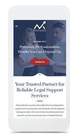 A cell phone with a website on it that says `` add company slogan ''.