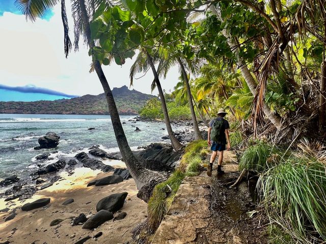 Walking by Anaho Bay