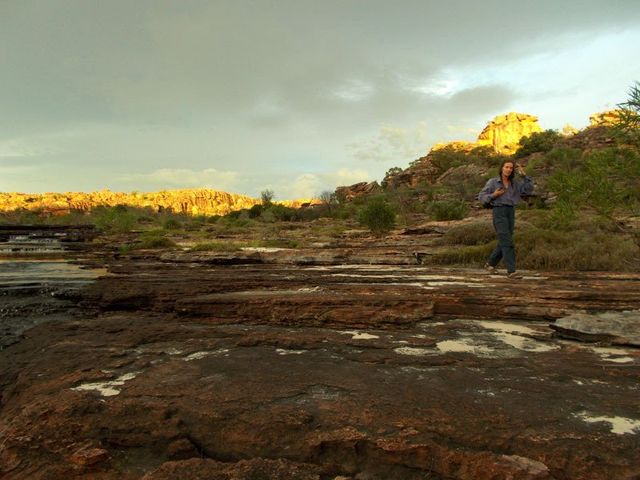 Kakadu. Sunset above our wet season Baroalba base camp.