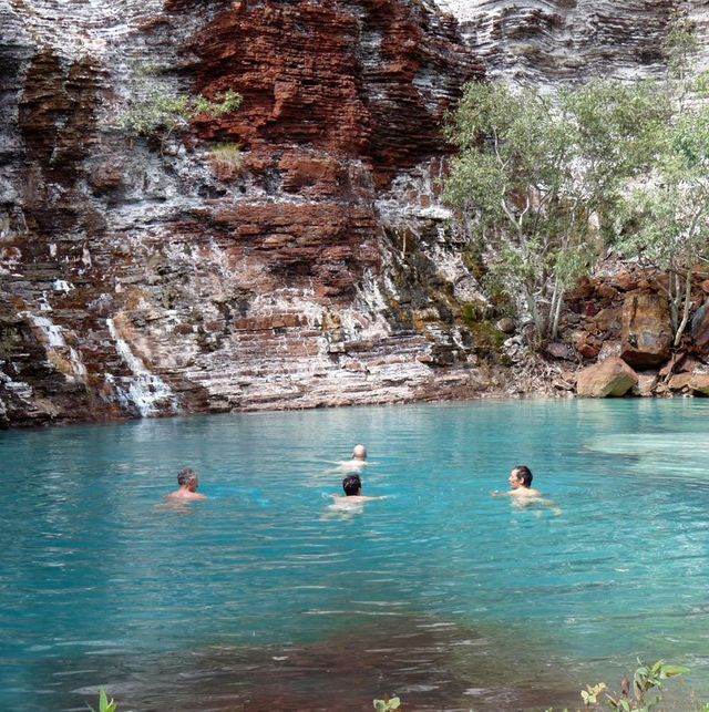 Karijini National Park, Blue Pool, Dales Creek tributary, two week hike