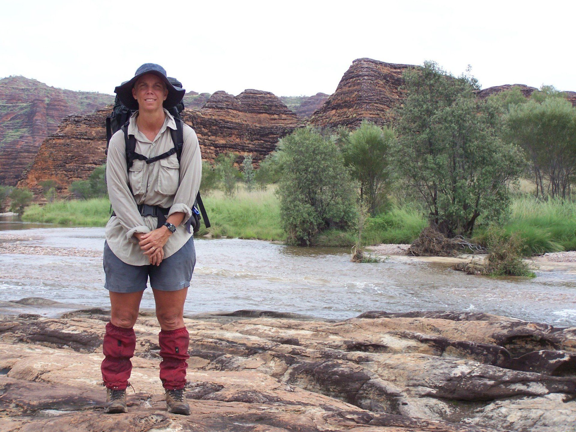 Purnululu/Bungle Bungles wet season bushwalk. Piccaninny Creek.