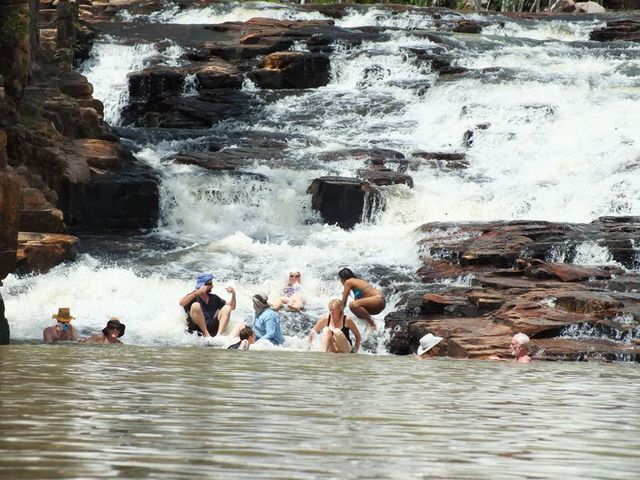 Depot Creek swim, wet season, Willis's Walkabouts hike