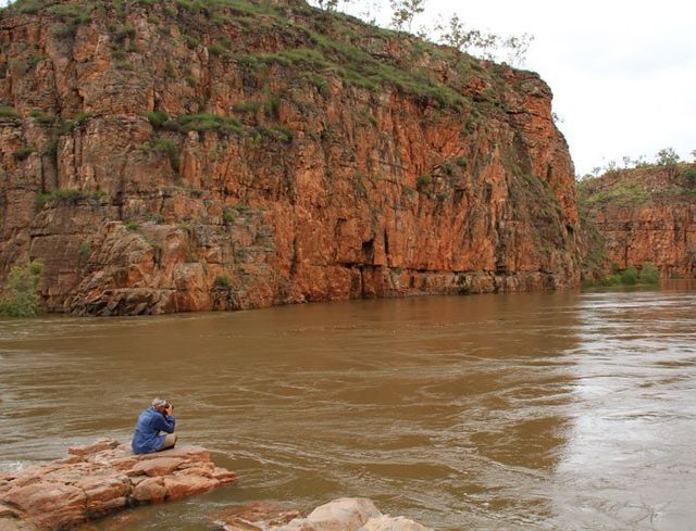 Nitmiluk, Katherine Gorge in wet season
