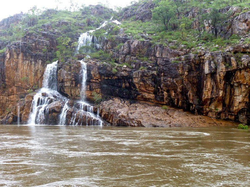 Katherine Gorge waterfall, half an hour later it was gone
