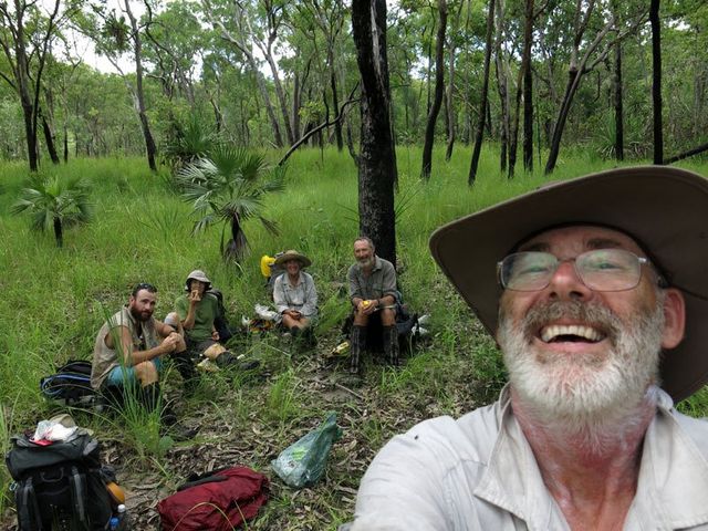 Barramundi Creek above Maguk, Kakadu, wet season lunch break