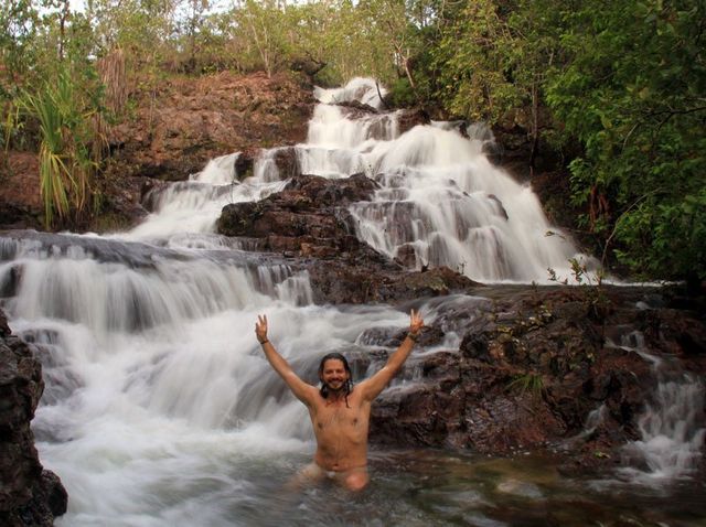 Litchfield, wet season Cascades on a bushwalk
