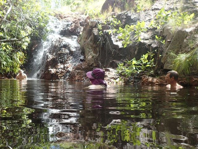 Swimming in southern Litchfield in the wet season