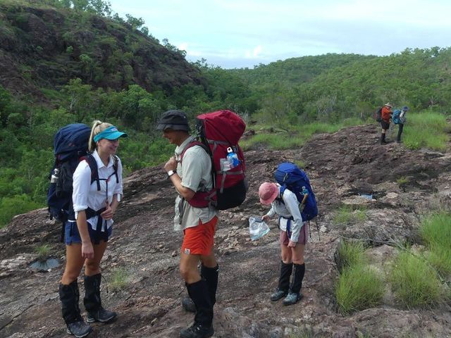 Litchfield, walking by a creek, wet season
