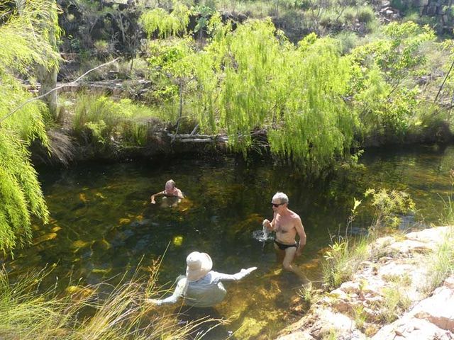 Litchfield, early wet season swim, Tolmer Creek