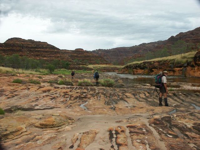 Purnululu/Bungle Bungles, wet season. Piccaninny Creek near the start of our walk.
