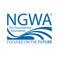 NGWA logo with blue text and wavy lines,