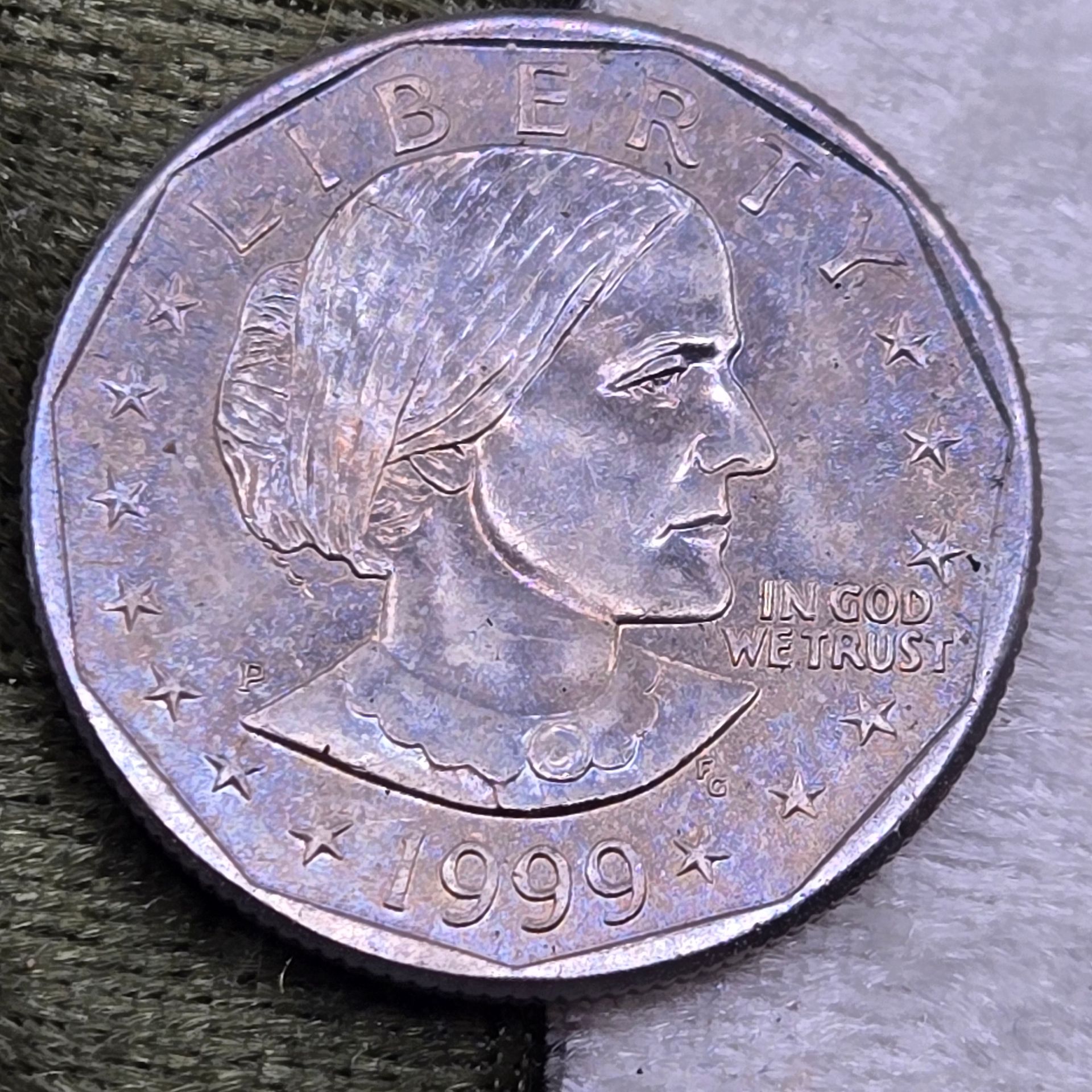 1999-P  Susan B. Anthony