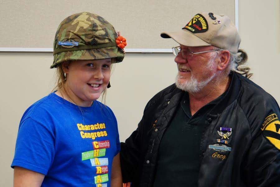Grandpa Greg with Emma, who is now studying to be a trauma surgeon. Guess the hat fits, Grandpa!