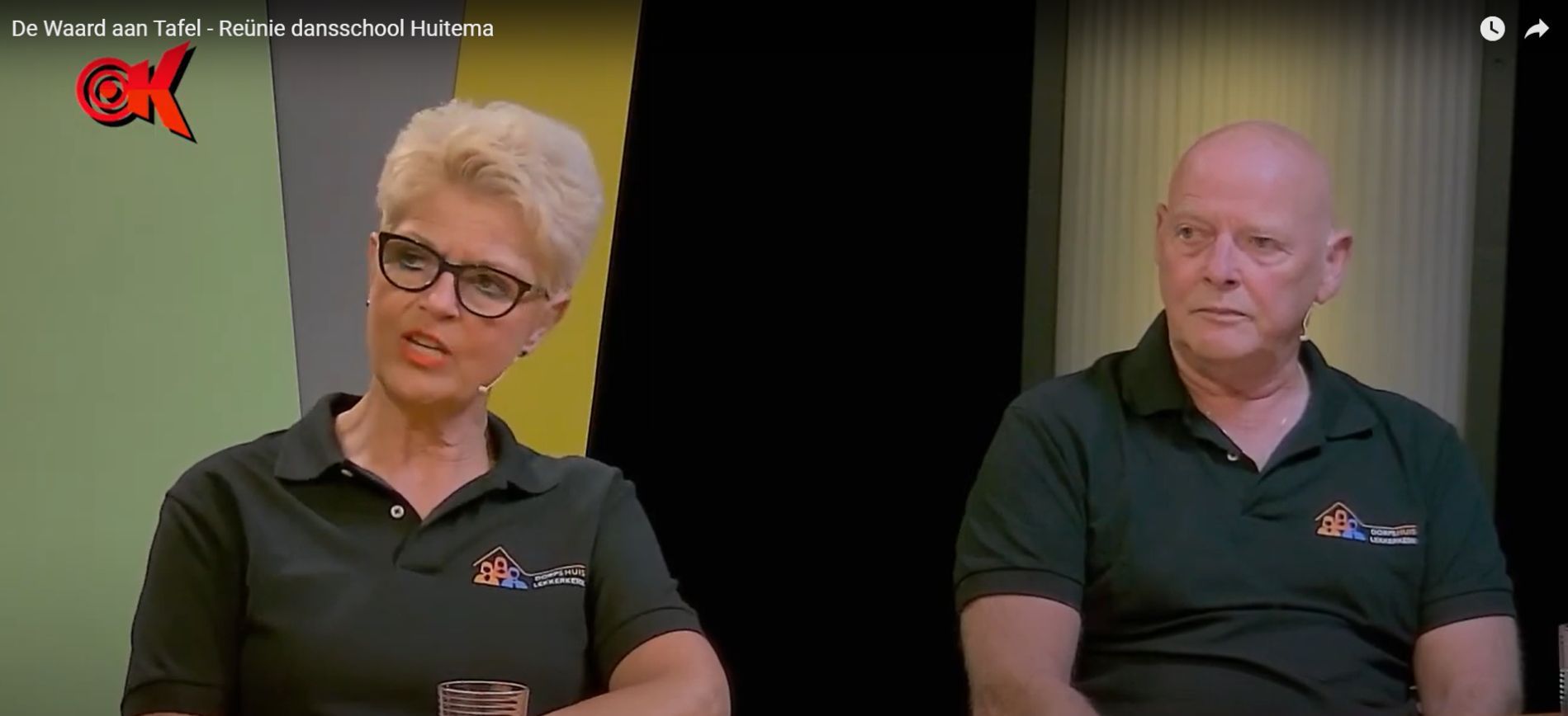 Martina en Poul op bezoek bij RTV Krimpenerwaard