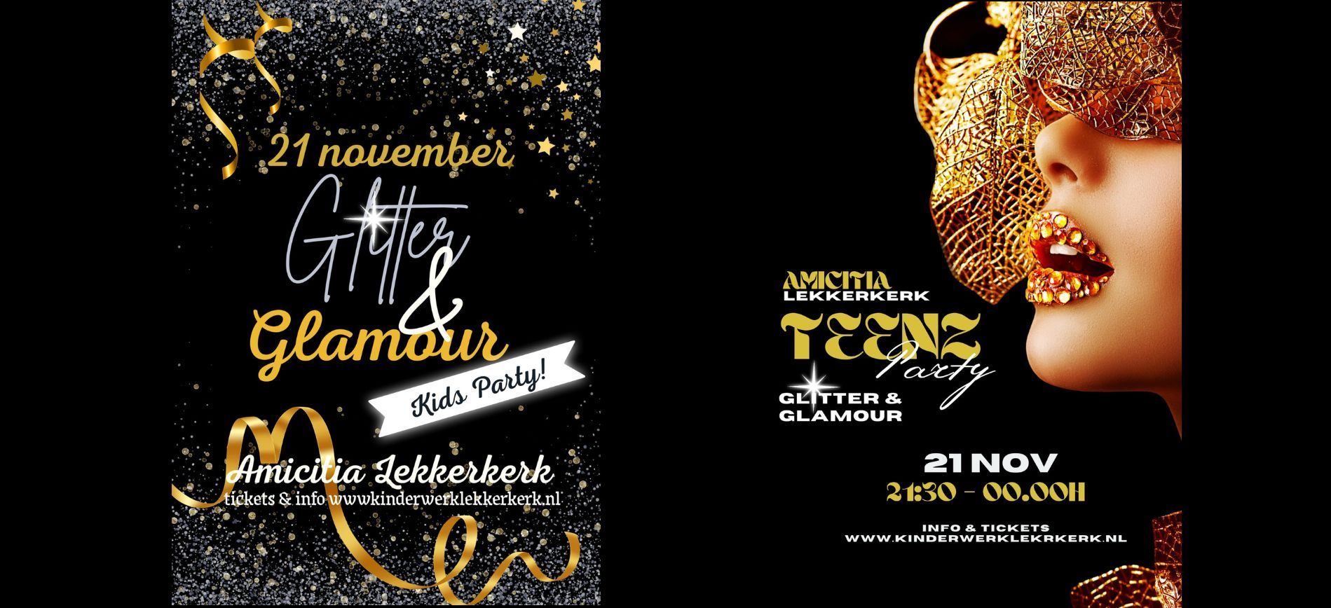 Op 21 november wordt Amicitia Lekkerkerk omgetoverd tot feestlocatie! Kids Party (4-12 jaar) en Teen